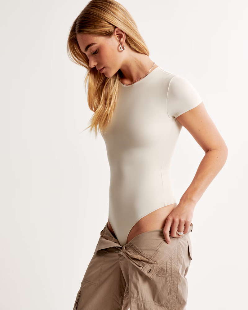 Soft Matte Seamless Tee Bodysuit | Abercrombie & Fitch (US)