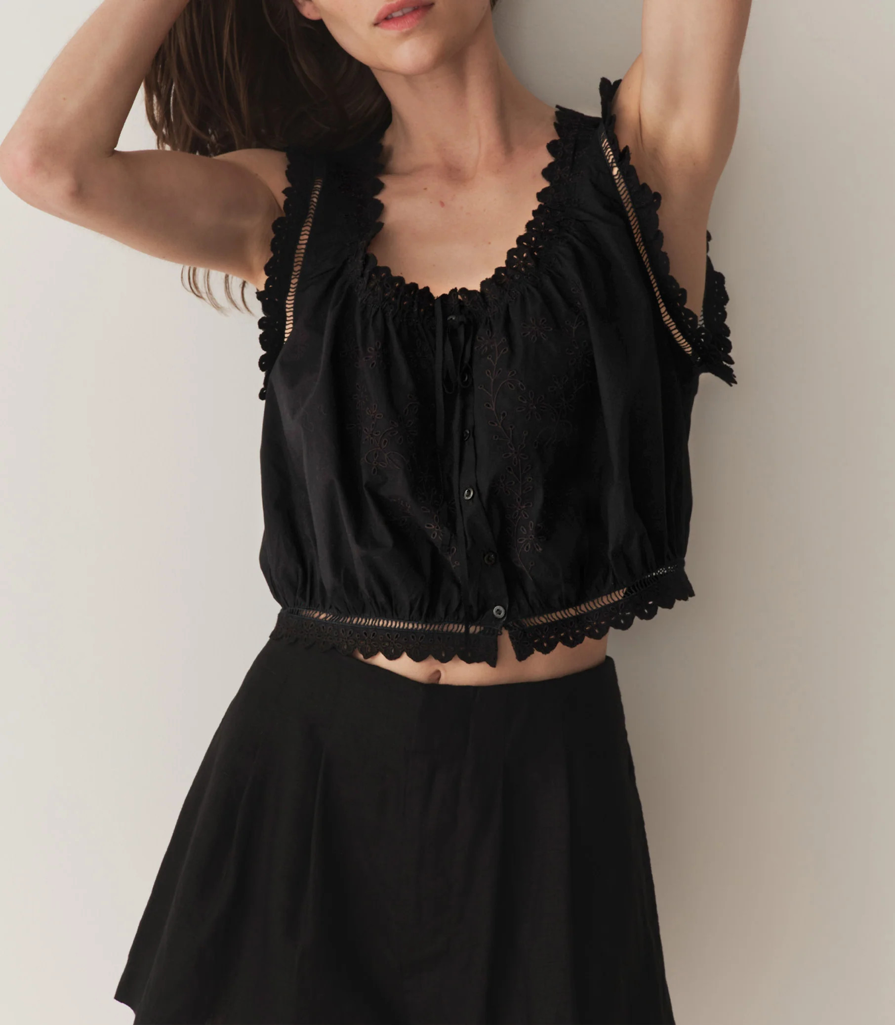 Traveler Top - Black | DÔEN | DOEN