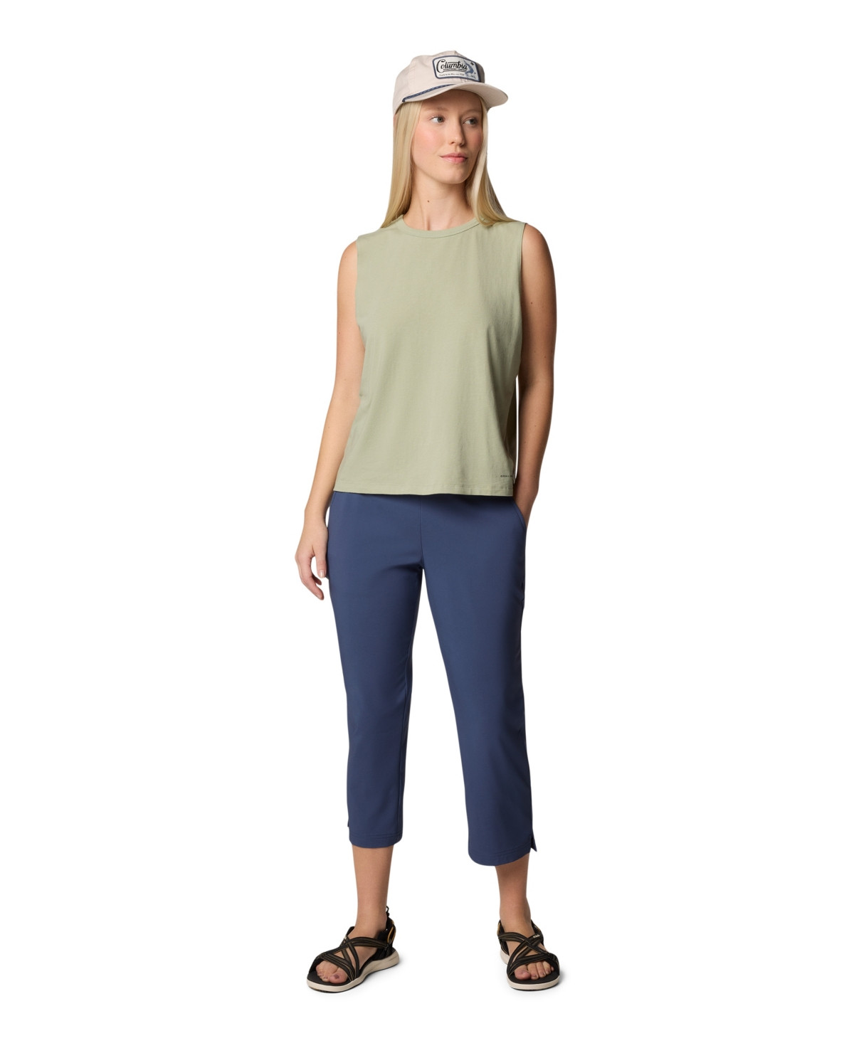 Columbia Women's All Seasons Regular Fit Capri Pants - Nocturnal | Macy's