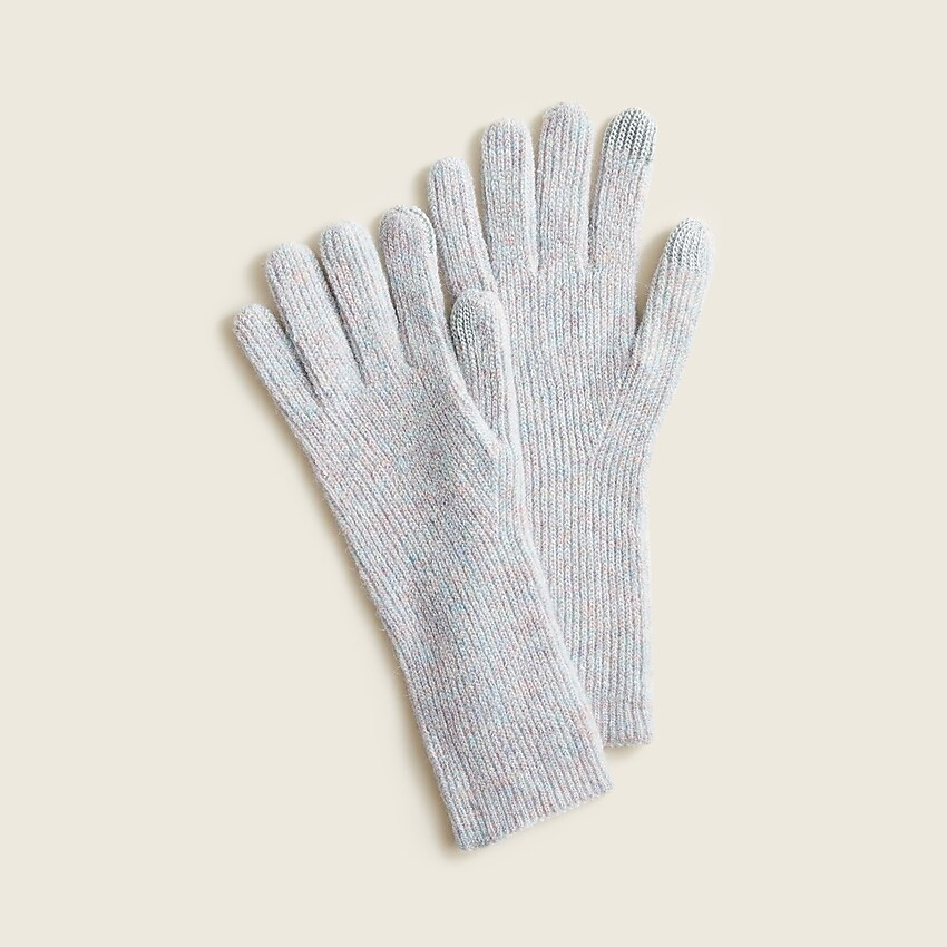 Ribbed touch-screen gloves in supersoft yarn | J. Crew US