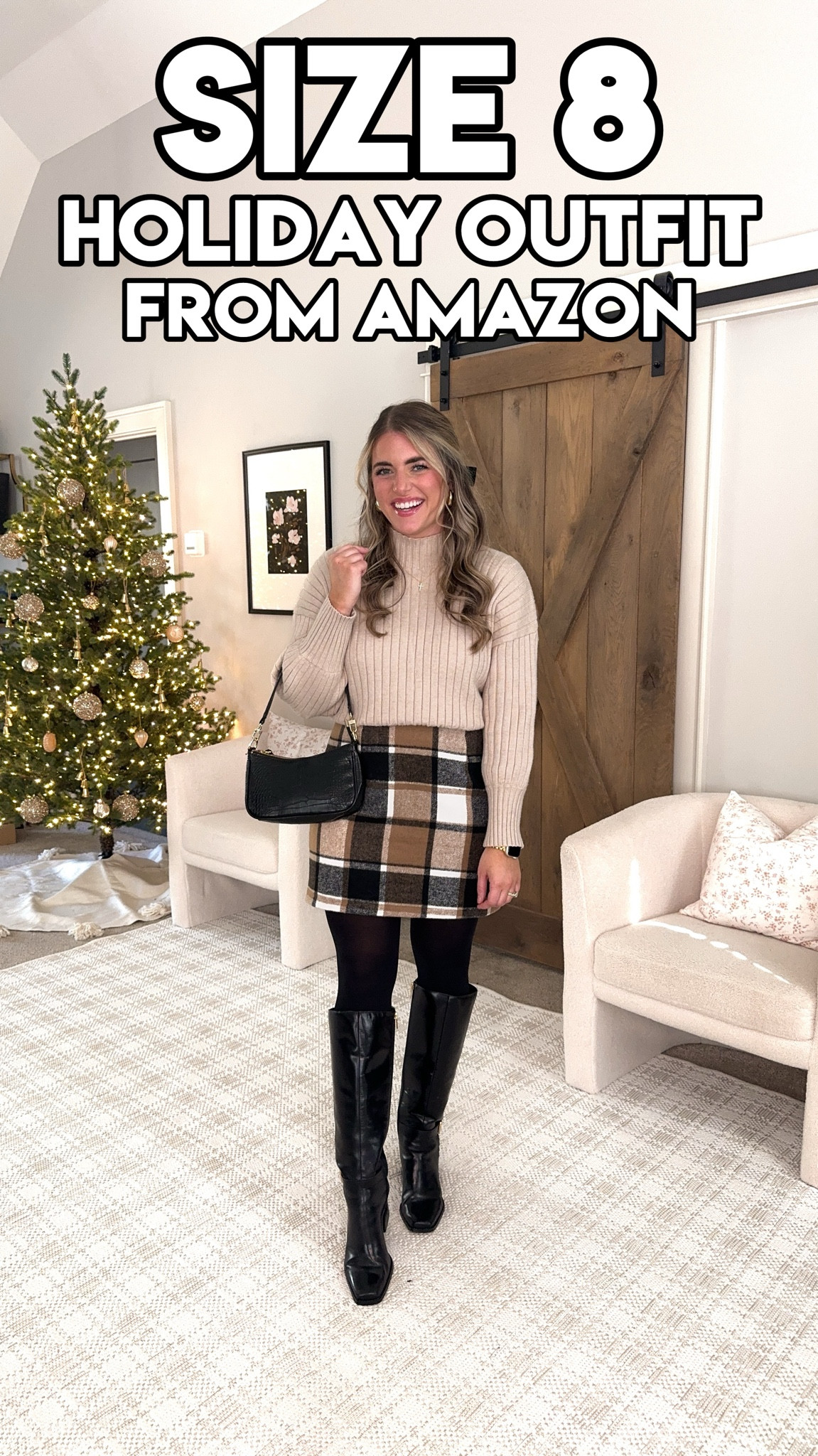 Boots from my reel today! So chic & classic. Sized up 1/2 size for socks. Very comfy too! Heel isn’t too tall ❤️ 


#LTKHoliday #LTKfindsunder100 #LTKSeasonal