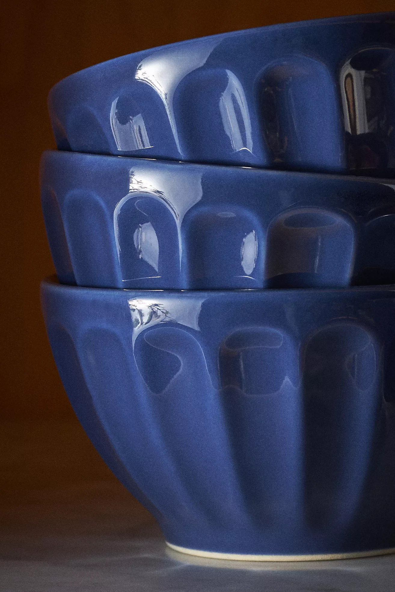 The Amelie Latte Stoneware Cereal Bowls, Set of 4 | Anthropologie (US)