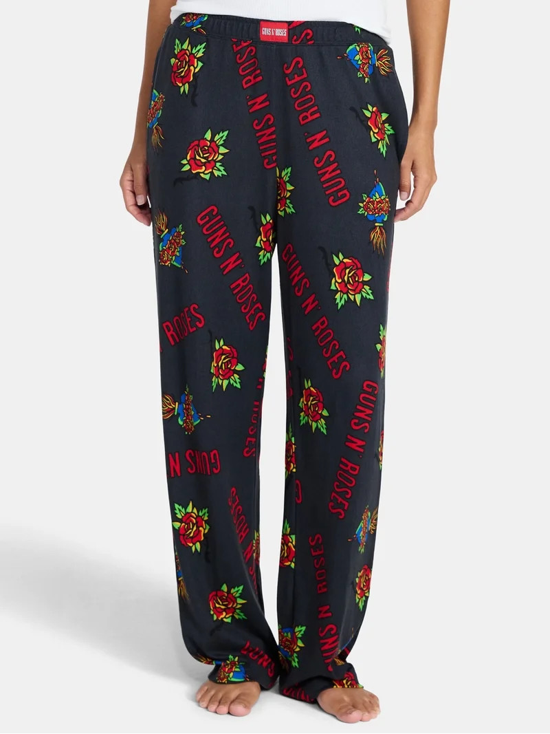 Guns N Roses Women's and Women's Plus Sleep Pants, Sizes S-3X | Walmart (US)