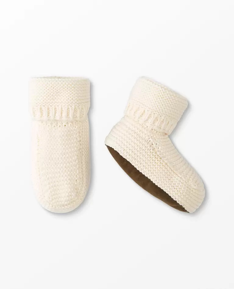Baby Sweaterknit Booties | Hanna Andersson