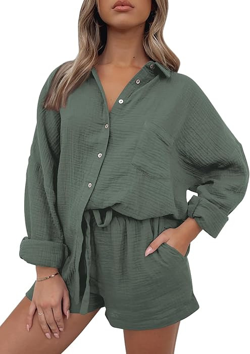 AUTOMET 2 Piece Sets For Women Lounge Wear Matching Two Piece Outfit | Amazon (US)