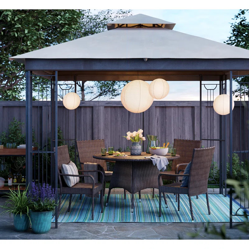 Acton 10 Ft. W x 10 Ft. D Steel Patio Gazebo | Wayfair North America