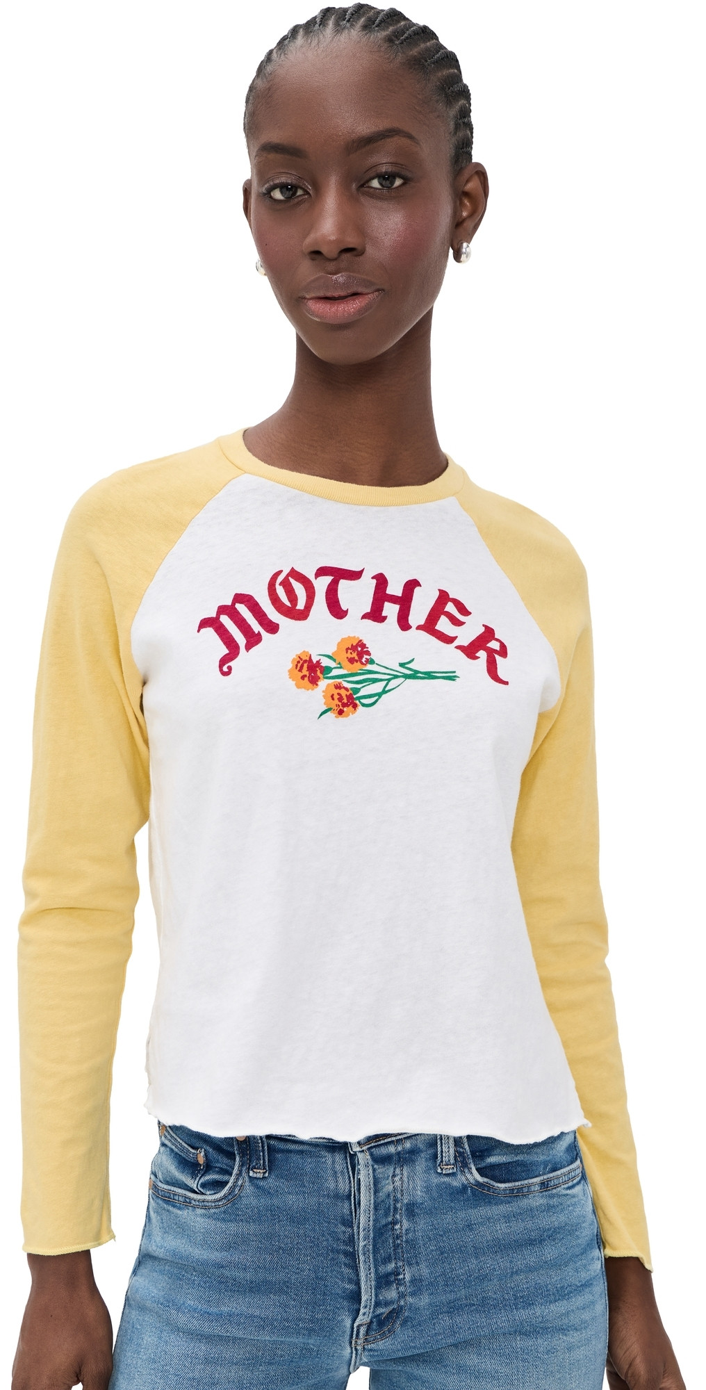 MOTHER The Vintage Sporty Concert T-Shirt Mother Flower XL | Shopbop