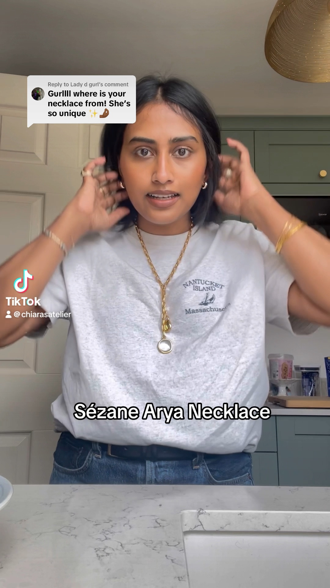 Sézane Arya necklace 