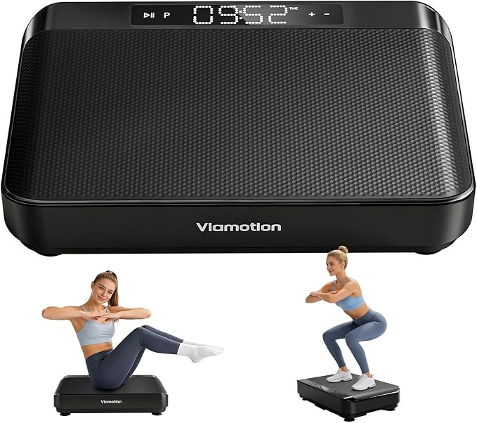 Vibration Plate Exercise Machine, Full Body Vibrating Platform for Lymphatic Drainage Weight Loss... | Amazon (US)