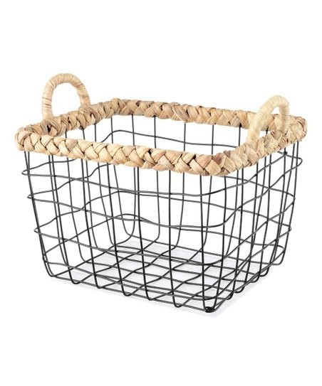 Black & Tan Small Handled Wire Shelf Organizer | Zulily
