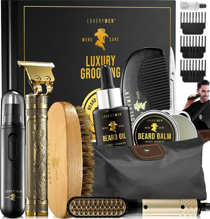 Men Beard Grooming Kit - 15pc Luxury Beard Care | Nordstrom
