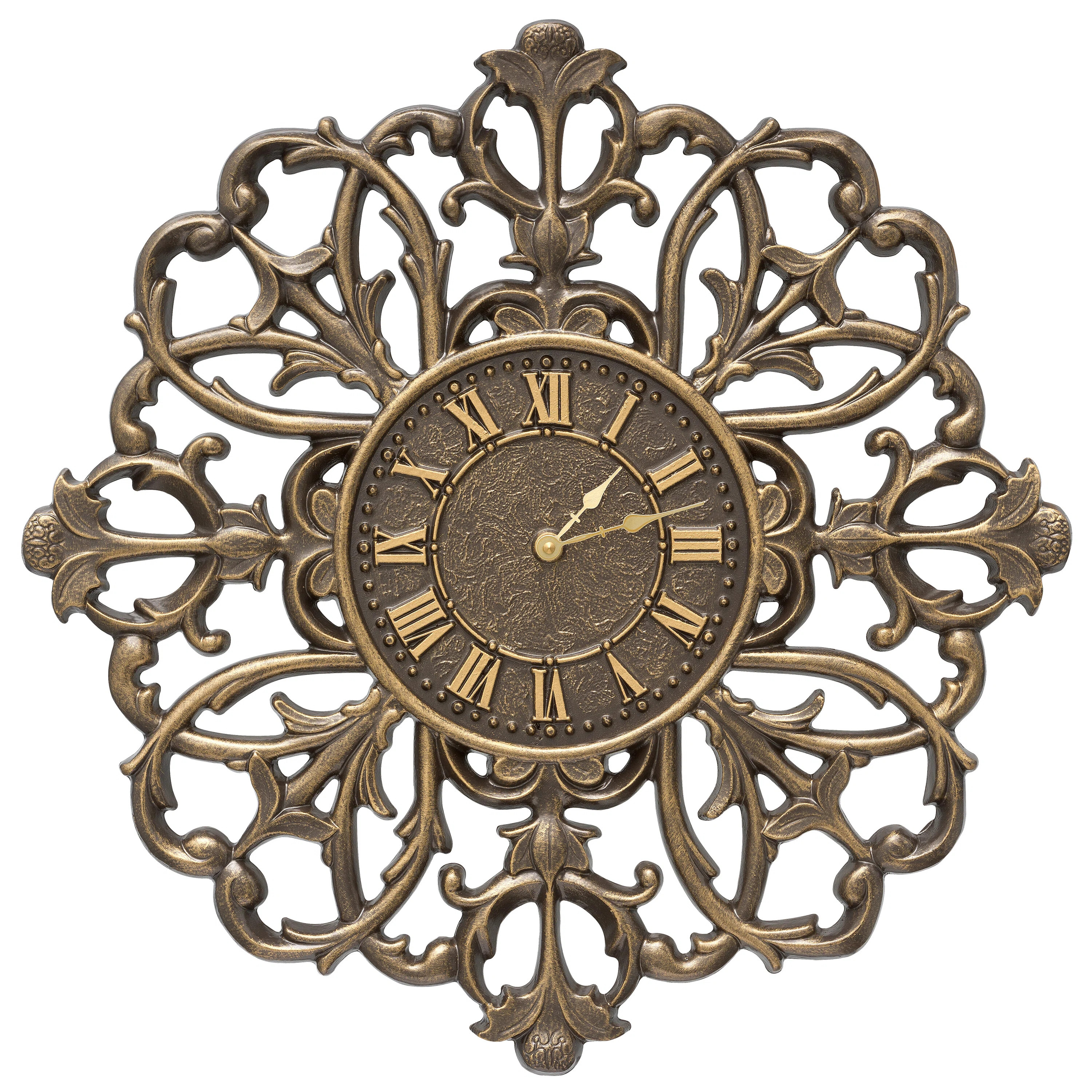 Filigree Silhouette Wall Clock | Wayfair North America