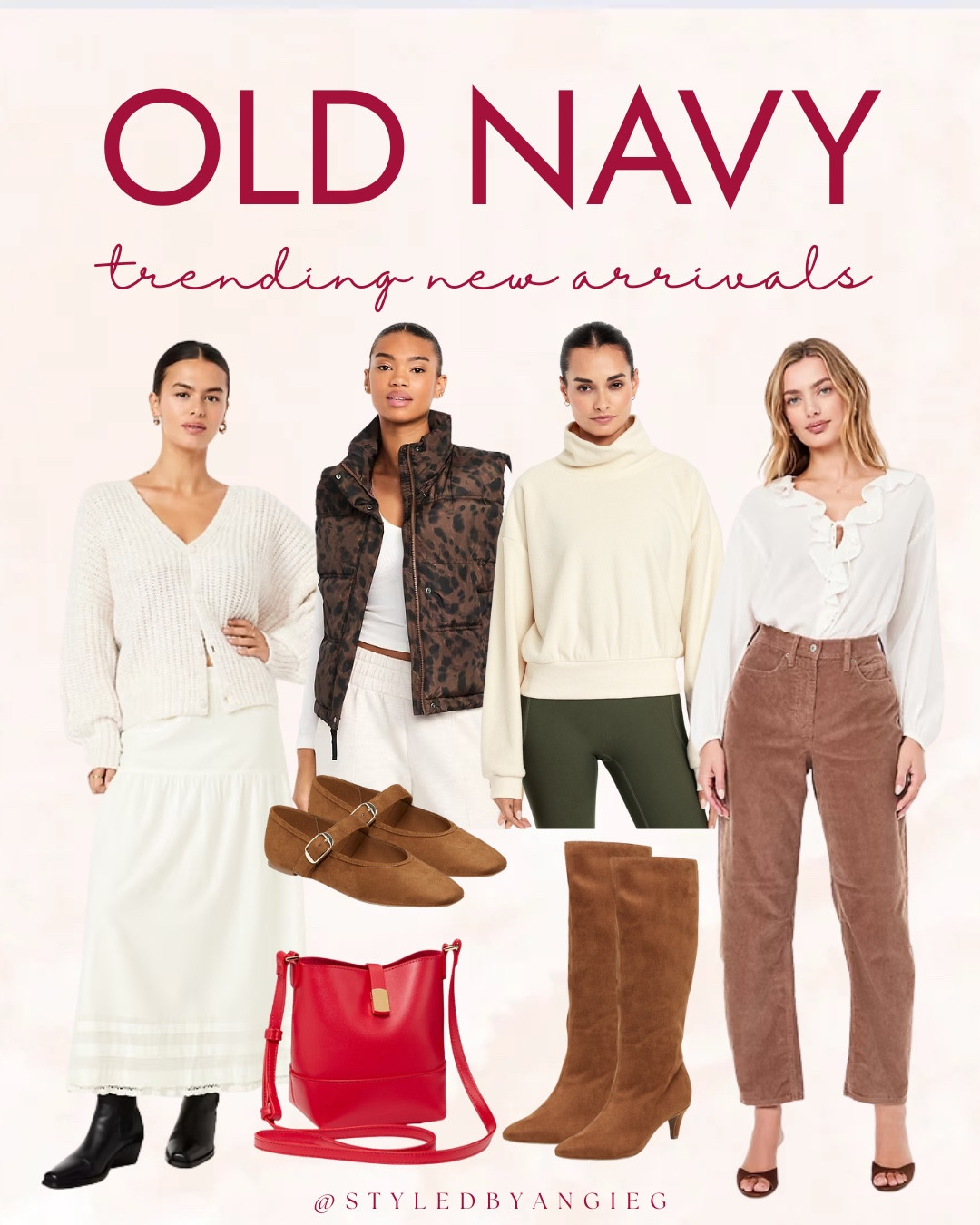 Old Navy new arrivals! Perfect finds for fall!🤎


Fall finds, fall fashion, fall outfits, fall style, petite fashion, midsize fashion, puffer vest, ballet flats, suede boots, old navy finds, fall sweaters

#LTKSeasonal #LTKMidsize #LTKFindsUnder50