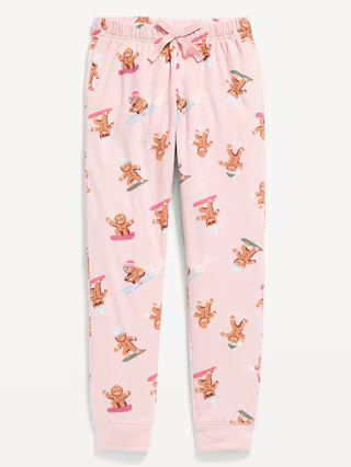 Printed Microfleece Jogger Pajama Pants for Girls | Old Navy (US)