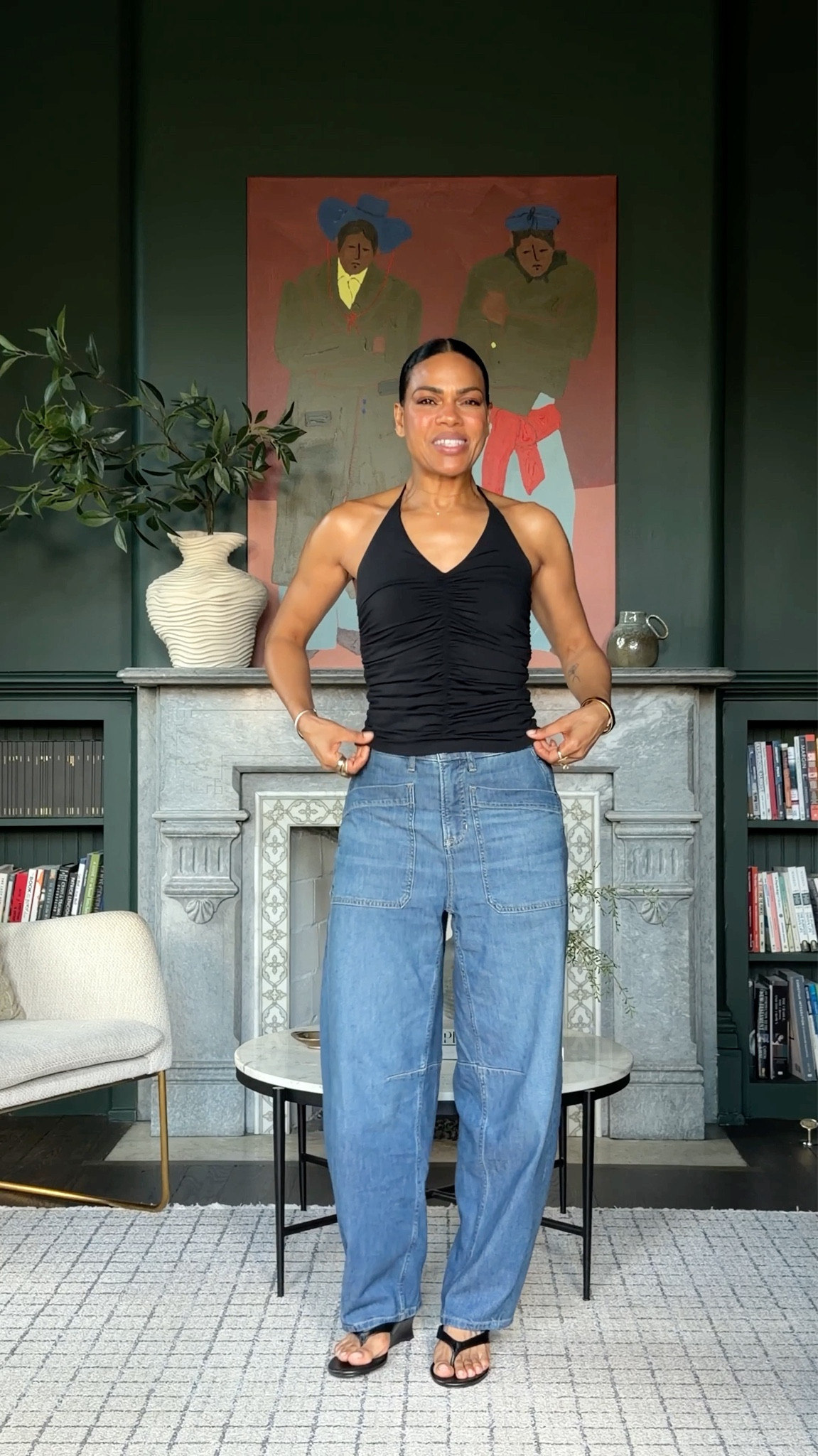 The PERFECT Lightweight denim for summer. It’s the Spanx Supersmooth Authentic 360 lightweight and it’s PERFECTION! I’m wearing small, my true size. Regular length. I’m 5’4”. These jeans feel like the most comfy tissue weight - soft with a tiny bit of stretch and just enough shape and structure. USE MY CODE ANNAGXSPANX for 15% off your first order and free shipping - only applies to regular price items 



#LTKMidsize #LTKTall #LTKPetite
