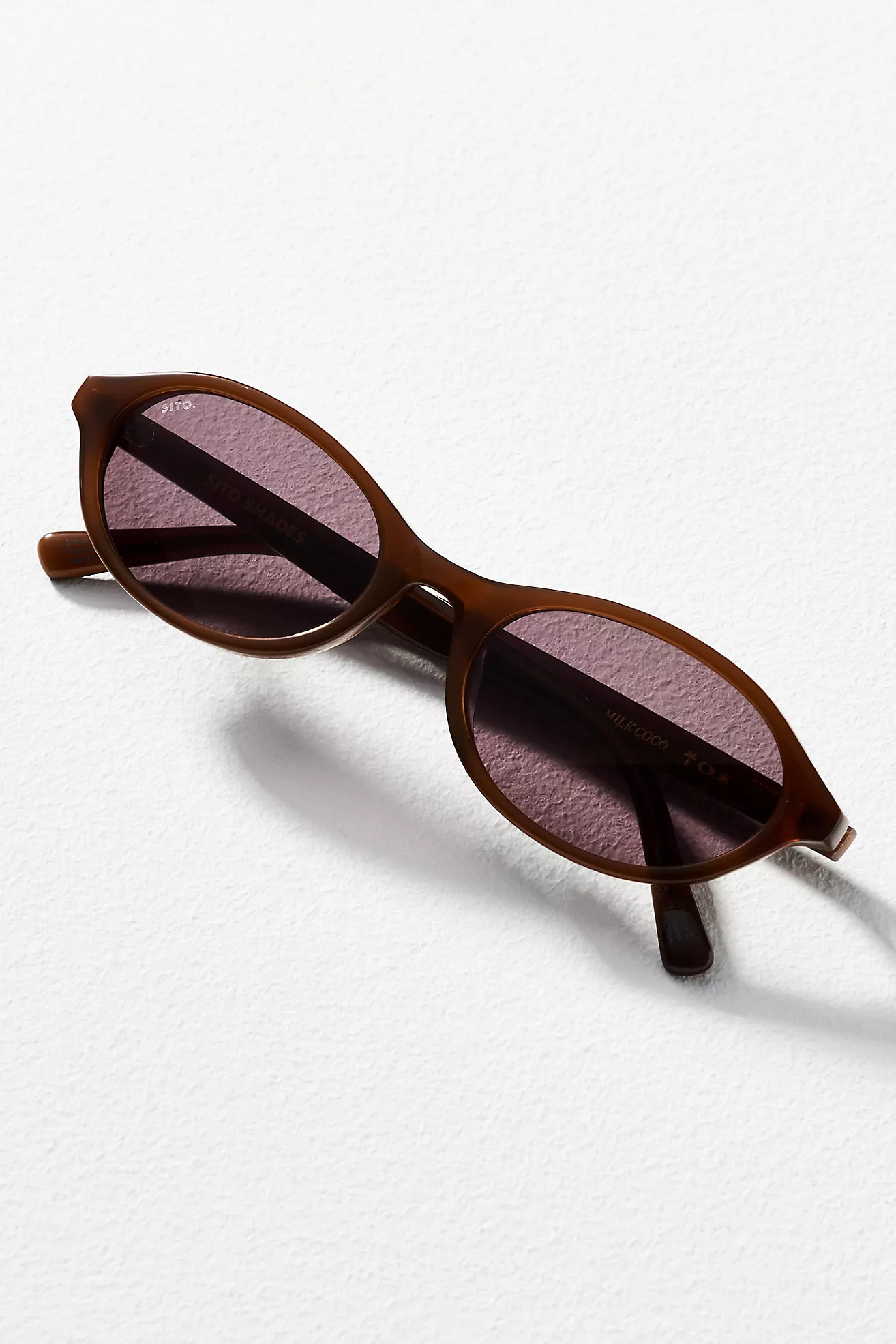 Sito Shades Slim Oval Orion Sunglasses | Anthropologie (US)