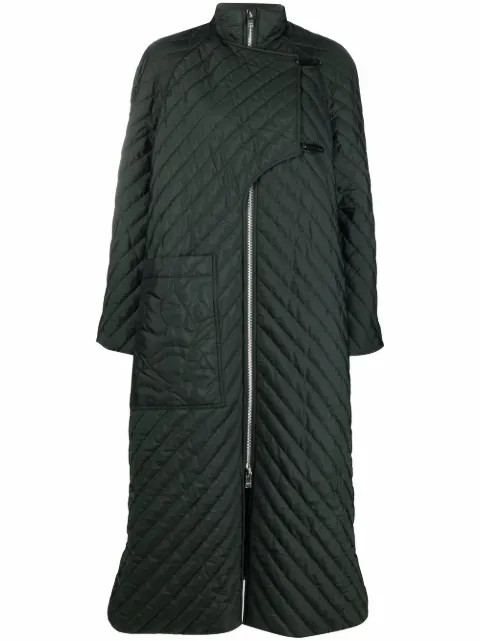 recycled ripstop quilted oversized coat | Farfetch (UK)