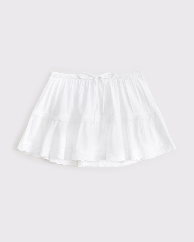 Women's Mid Rise Pull-On Mini Skort | Women's New Arrivals | Abercrombie.com | Abercrombie & Fitch (US)