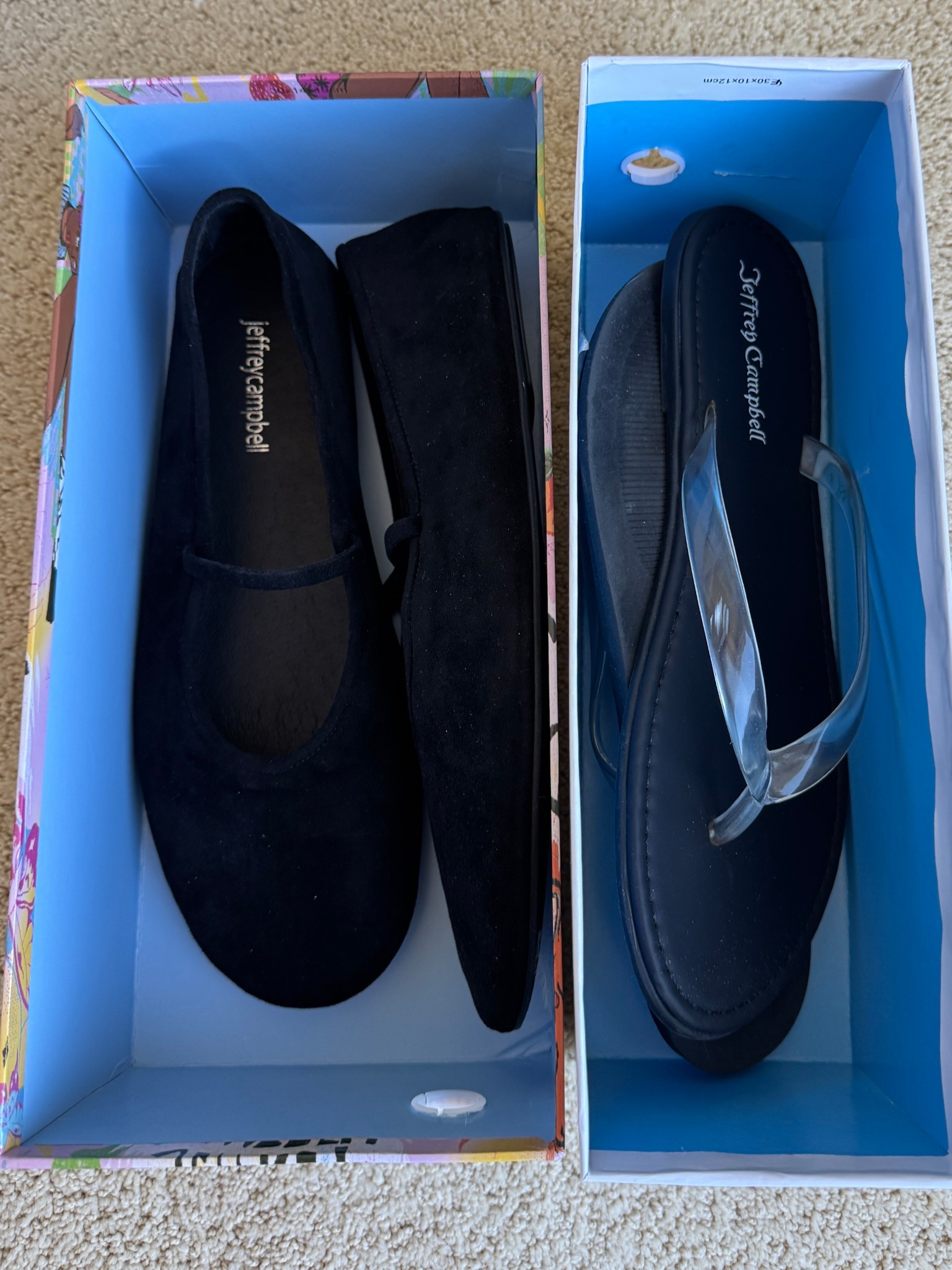 wearing 9 in both! such good finds