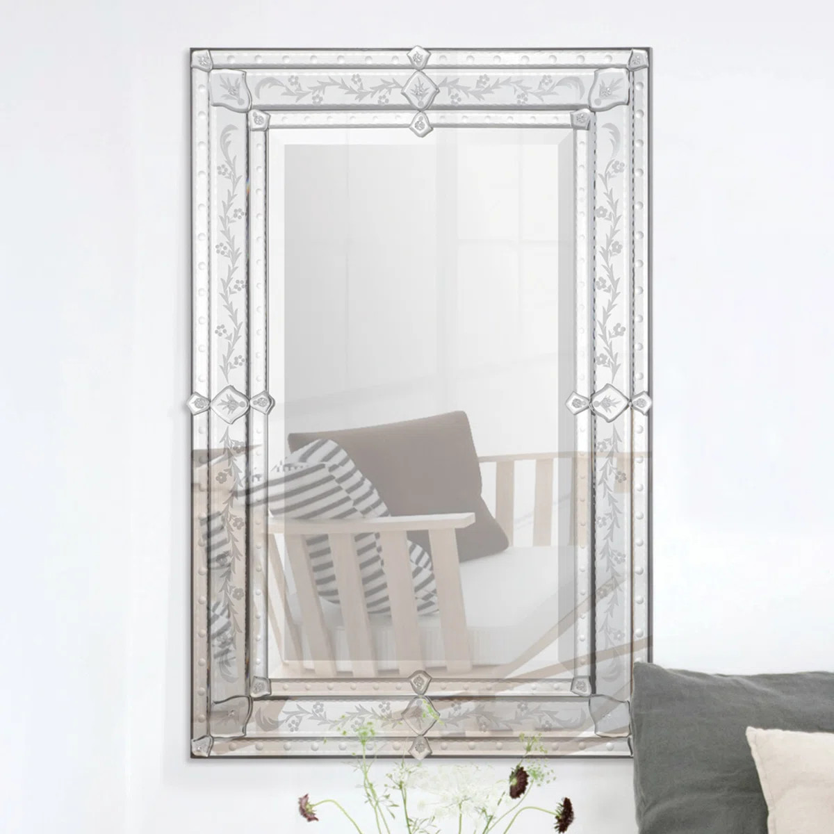 Glass Rectangle Wall Mirror | Wayfair North America
