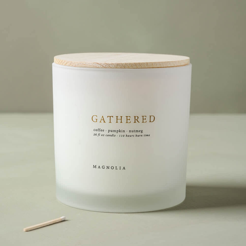 Magnolia Gathered Candle | Magnolia