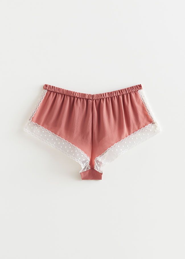 Silk Lace Mini Shorts | & Other Stories US