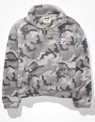 Tailgate Women's Pittsburgh Steelers Sherpa Sweatshirt | American Eagle Outfitters (US & CA)