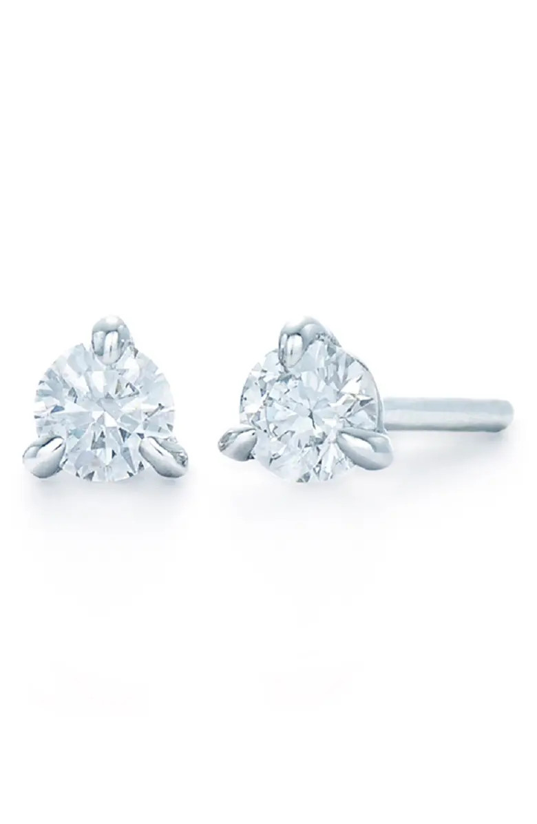 Diamond & Platinum Stud Earrings | Nordstrom