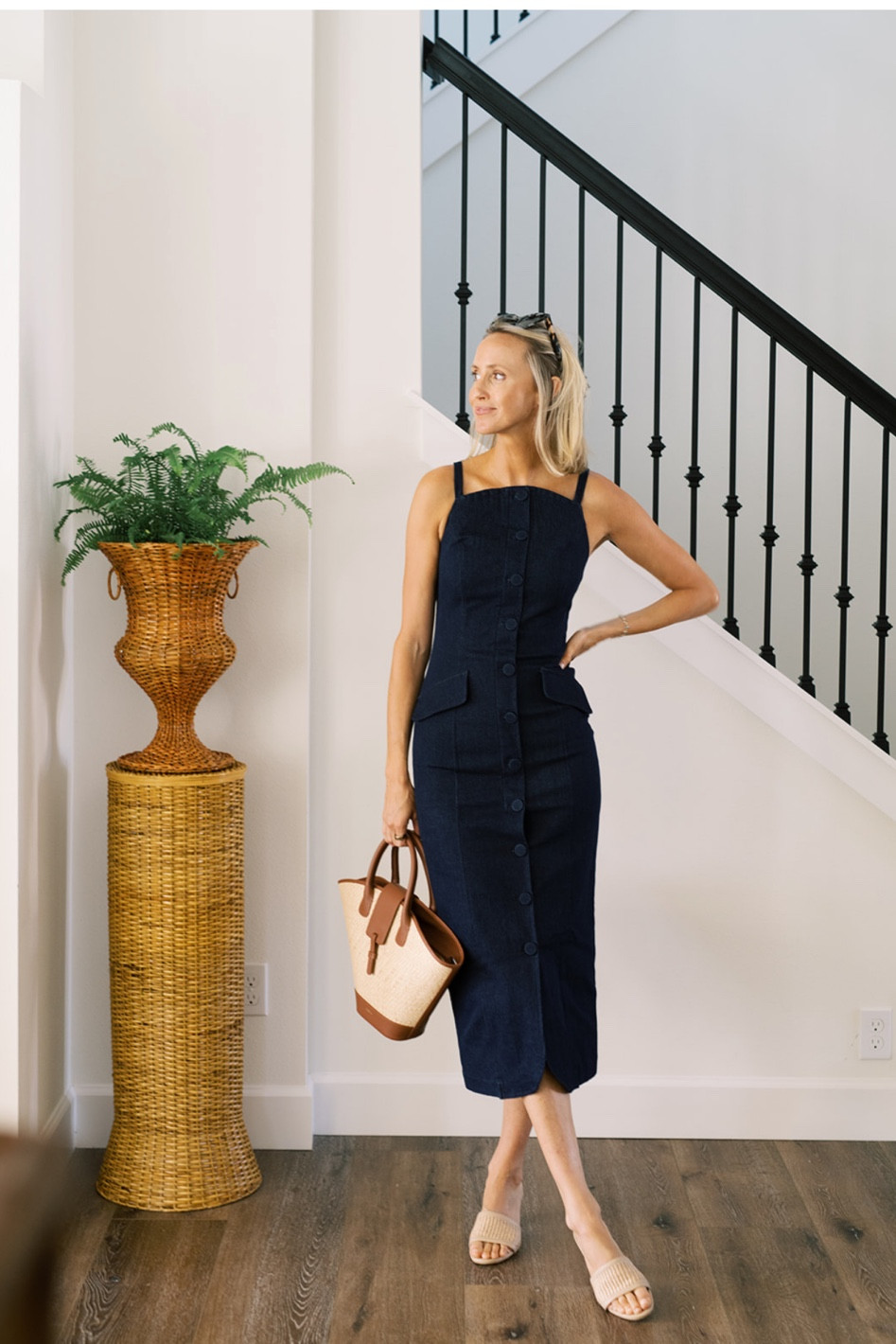 Cutest jean dress from Tuckernuck 💙 

#LTKOver40 #LTKStyleTip