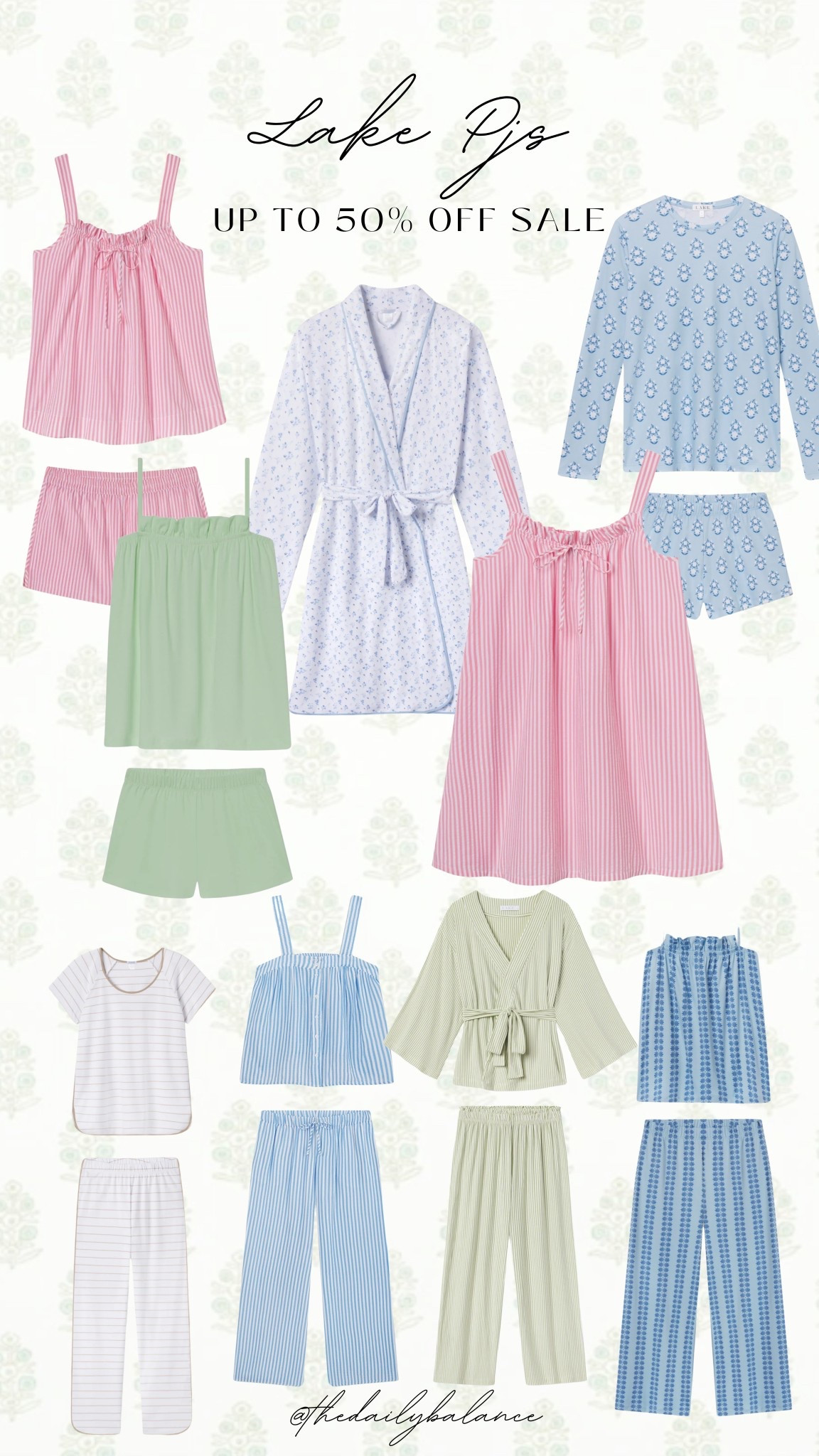 The annual LAKE pj sale is here! Time to stock up for the year! @LAKE 

#LTKSaleAlert