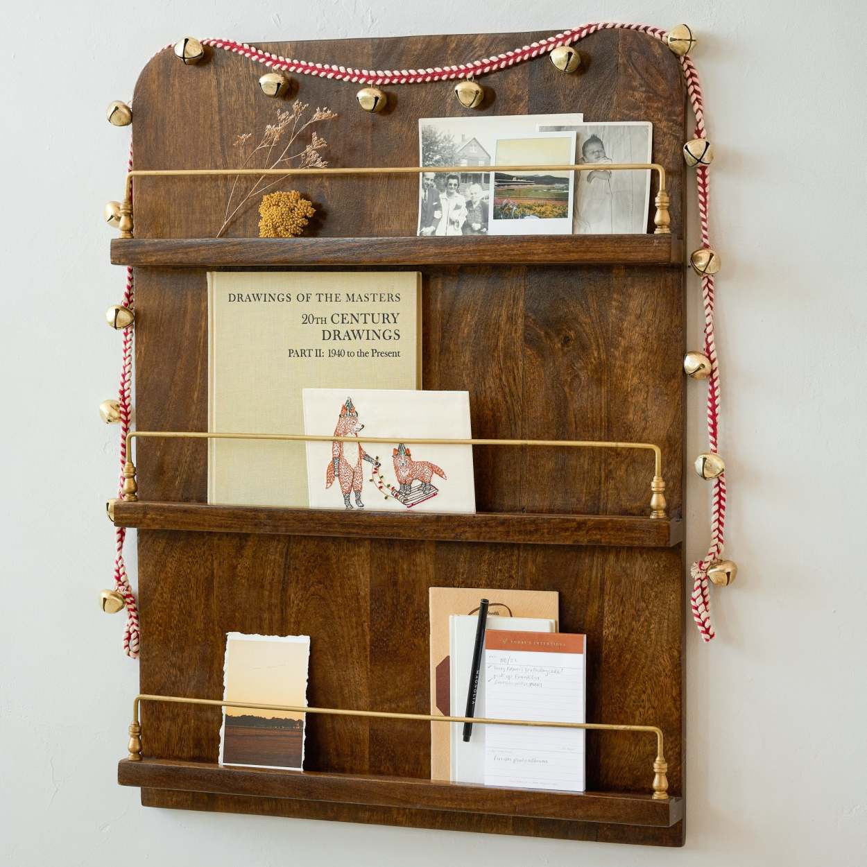 Elliott Wood and Brass Display Shelf | Magnolia
