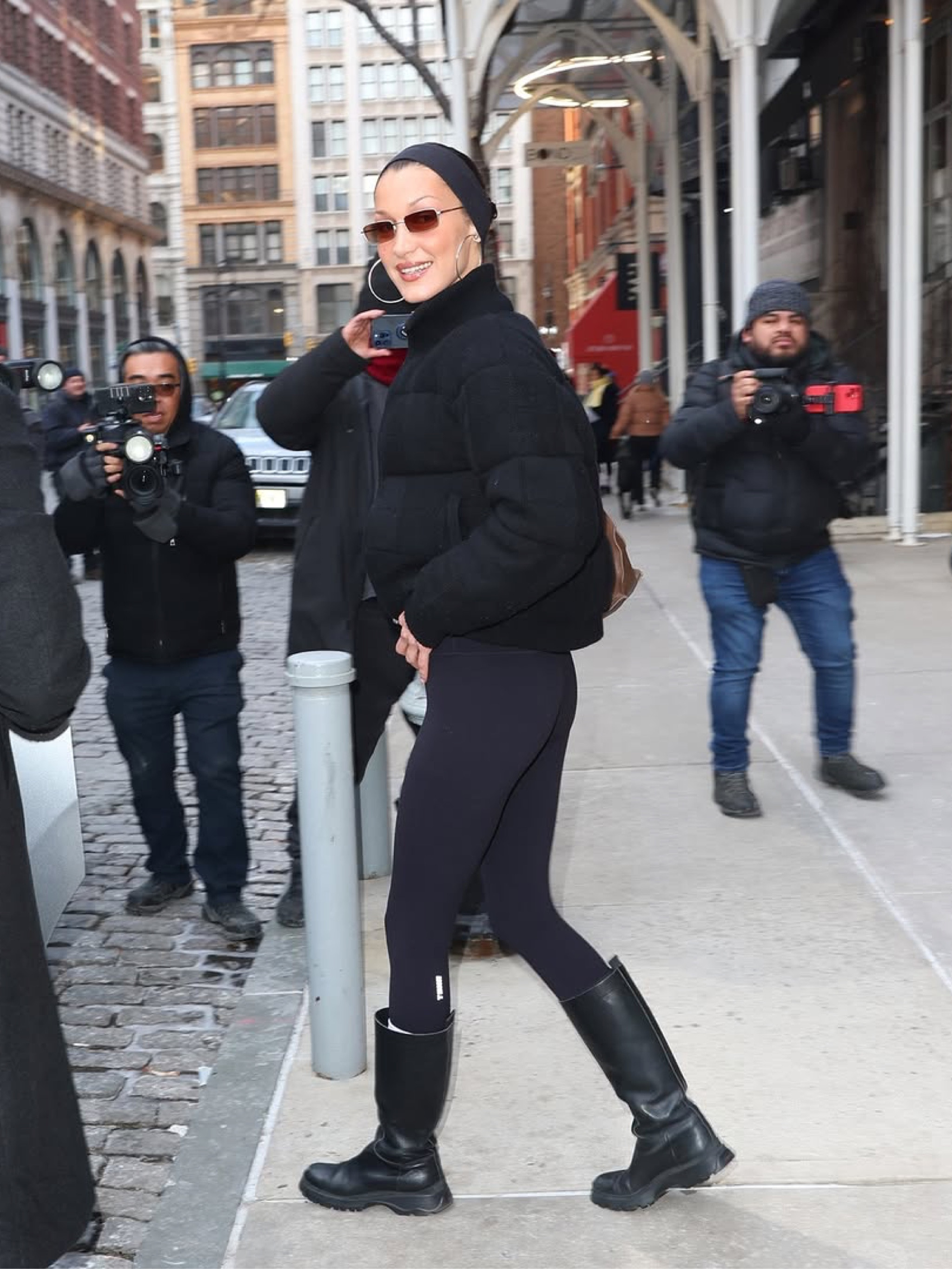 Bella Hadid was recently spotted in NYC looking sporty chic in a quilted puffer jacket from Gigi’s brand, Guest In Residence. #bellahadid #bellahadidstyle #bellahadidoutfits #hadidscloset #getthelook

#LTKwinter #LTKstyletip