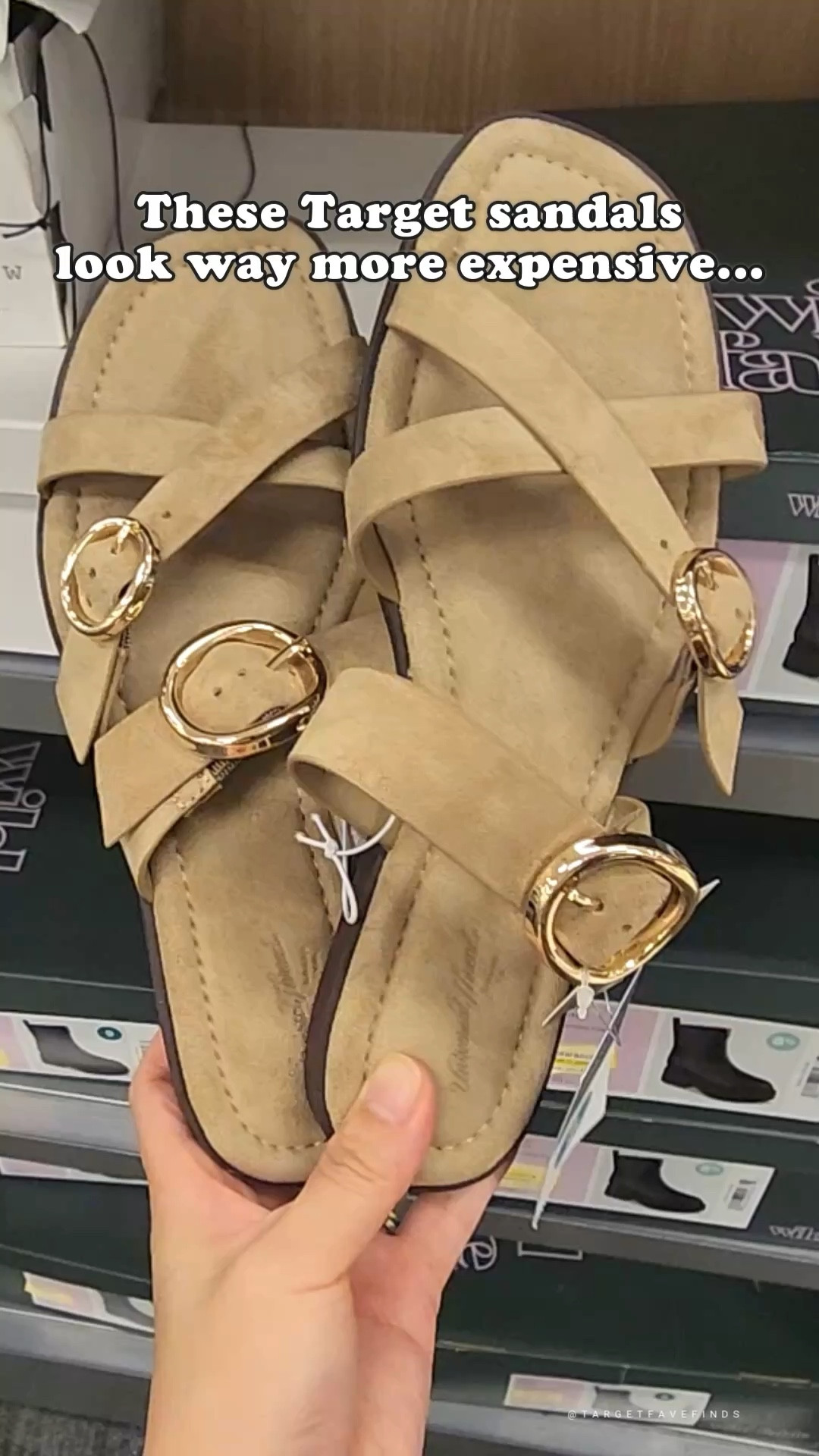 These Target sandals genuinely surprised me this season.
Minimal gold hardware, statement chain detail, and an easy neutral everyday option — all under $40.
I saved all three on my LTK if you want to see the colors.

Comment “SANDALS” if you want the link 

 #targetfinds #springstyle #affordableshoes #LTKSeasonal #LTKshoecrush #LTKfindsunder50