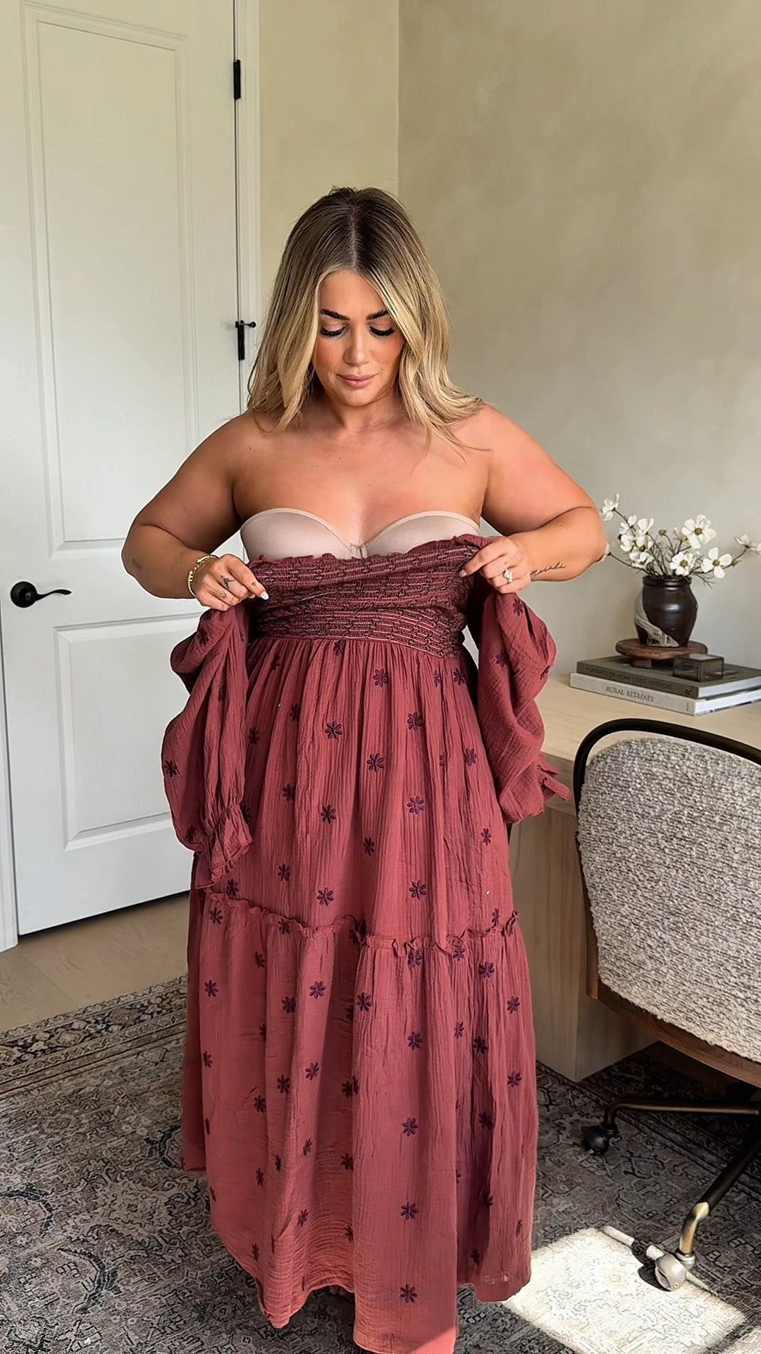 Amazon dress for spring🤍 I’m in a large 

#LTKootd #LTKSaleAlert #LTKMidsize