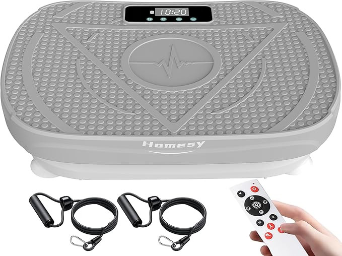 Vibration Plate Exercise Machine, Vibrating Plate for Lymphatic Drainage, Full Body Shaking Worko... | Amazon (US)
