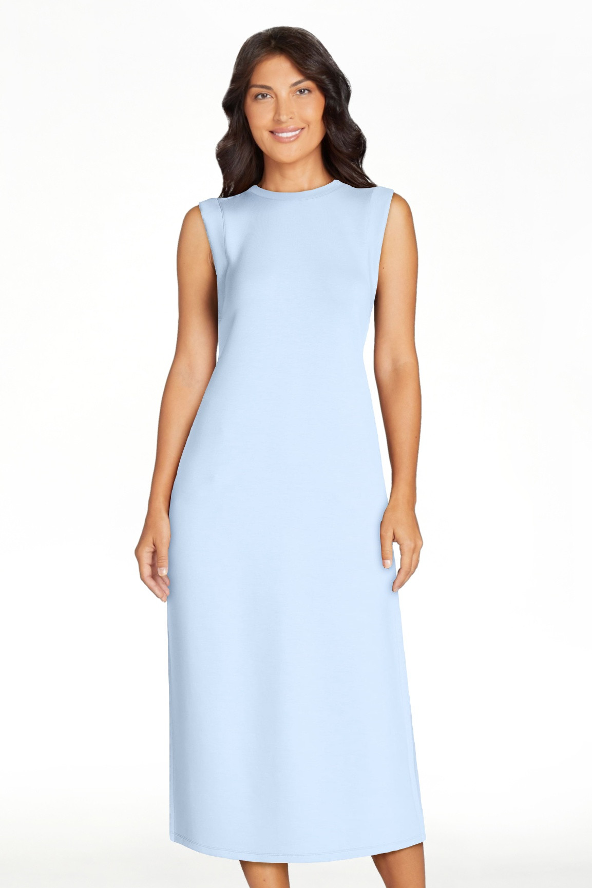 Scoop Women's and Women's Plus Scubaknit Sleeveless Maxi Dress, Sizes XS-4X | Walmart (US)