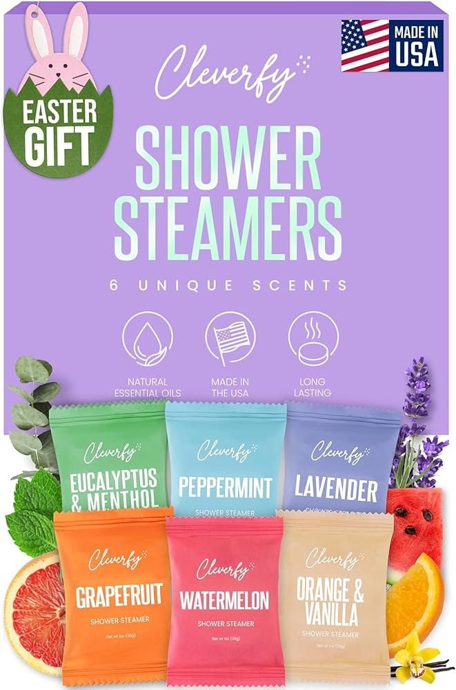 Cleverfy Shower Steamers Aromatherapy - Easter Basket Stuffers for Teens and Adults - Easter Gift... | Amazon (US)