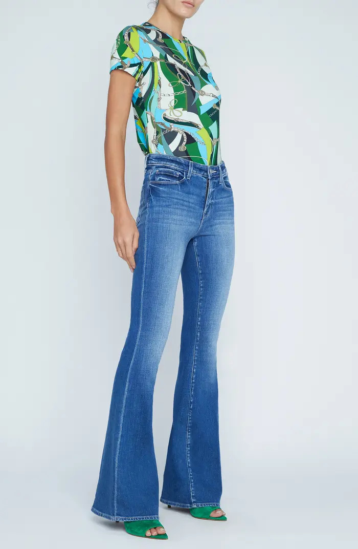 Bell High Waist Flare Jeans | Nordstrom