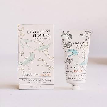 Library of Flowers Handcreme – Scented Hand Cream for Women, Moisturizing Hand Lotion for Dry H... | Amazon (US)