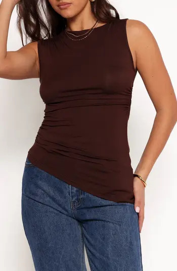 Romy Ruched Asymmetric Tank | Nordstrom