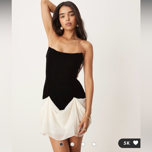 ASOS DESIGN structured velvet mini dress | Poshmark