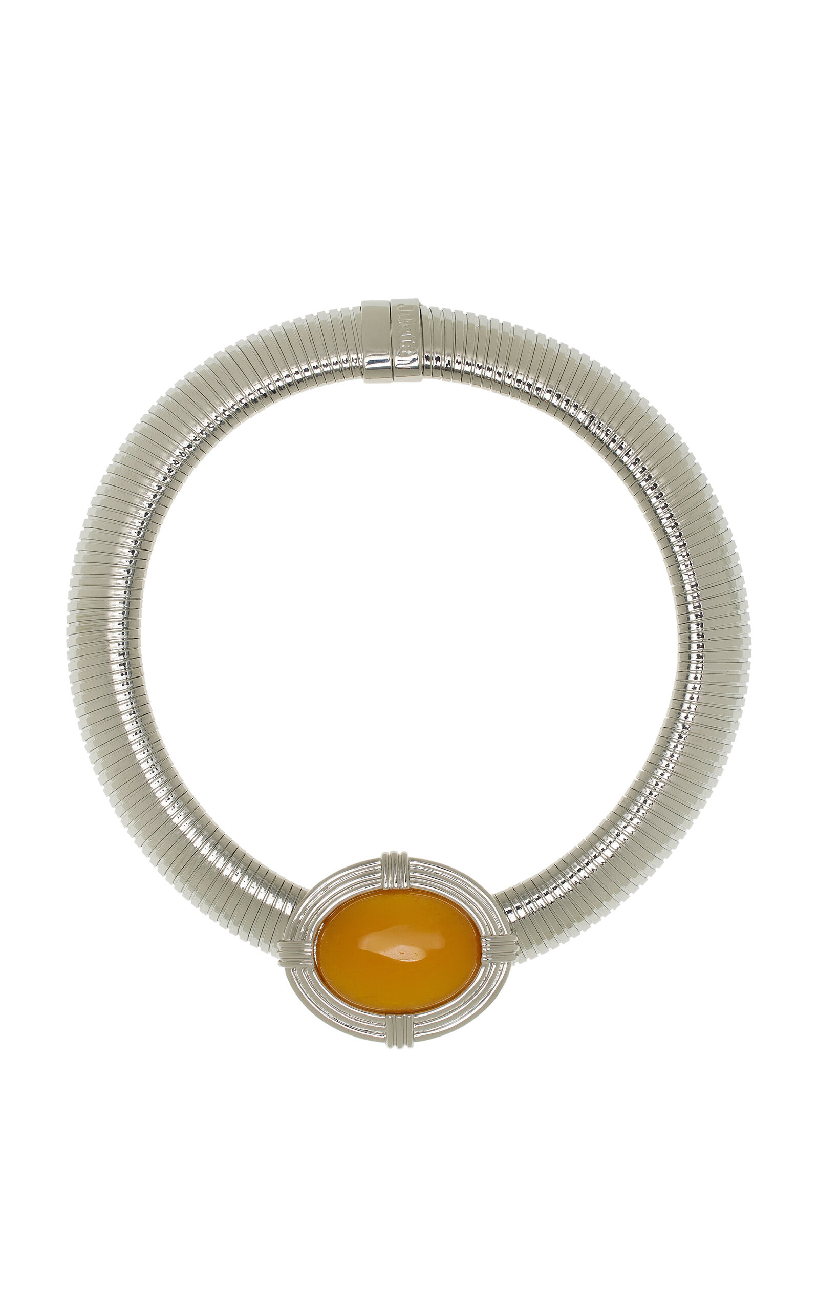 Hera Rhodium-Plated Citrine Necklace | Moda Operandi (Global)