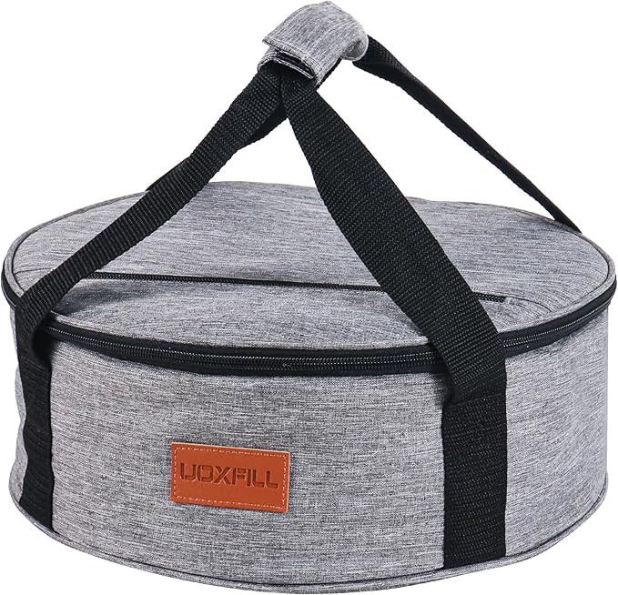 Round Casserole Carrier for Hot or Cold Food,Pie Carrier Bag, Cake Carrier Casserole Dish Carryin... | Amazon (US)