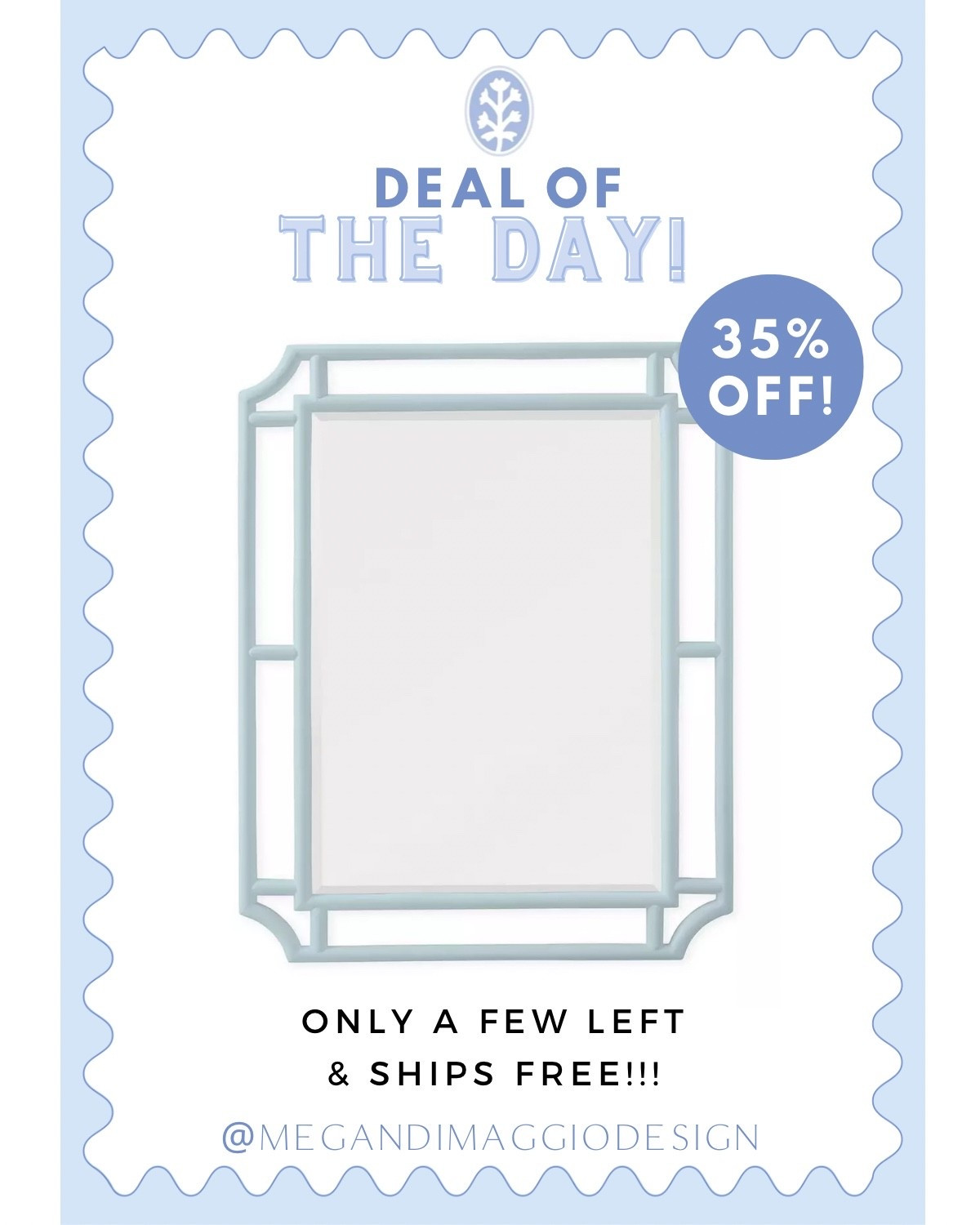 Last chance to score this pretty light blue bamboo mirror for 35% OFF & free shipping!! Only a few left!! Also available in white or natural 🤍

#LTKSaleAlert #LTKHome