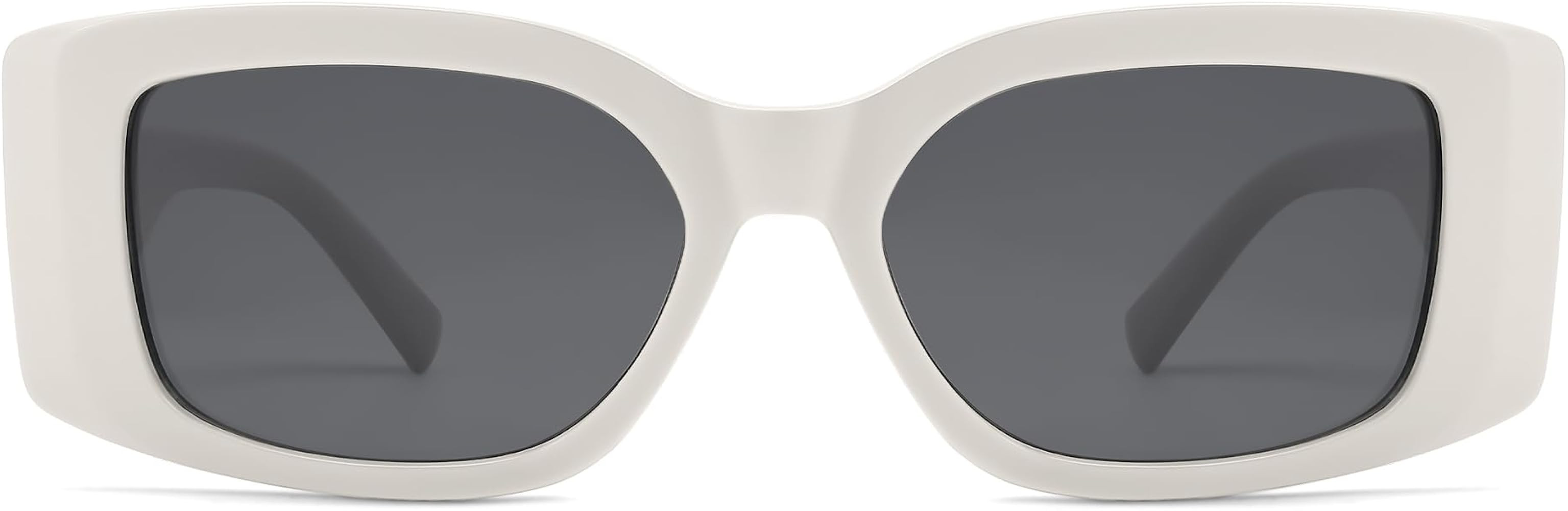 Retro Rectangle Sunglasses Women Men Trendy Vintage Square Sunnies AP3703 | Amazon (US)