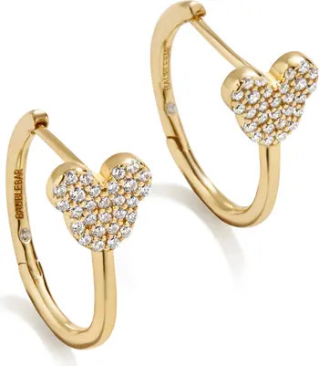 x Disney Mickey Huggie Hoop Earrings | Nordstrom