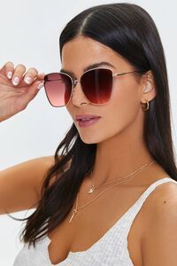 Cat-Eye Tinted Sunglasses | Forever 21 (US)