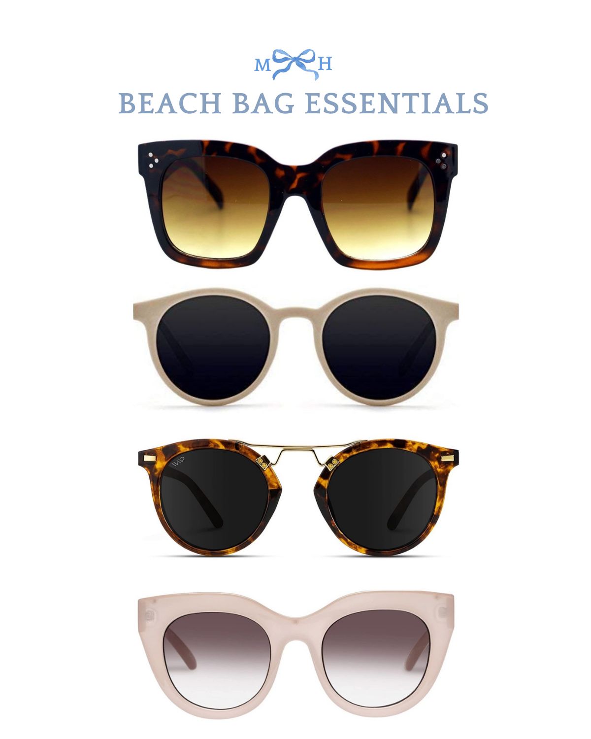 women's sunglasses fashion style resort spring break summer vacation classic preppy beach pool day m | Amazon (US)