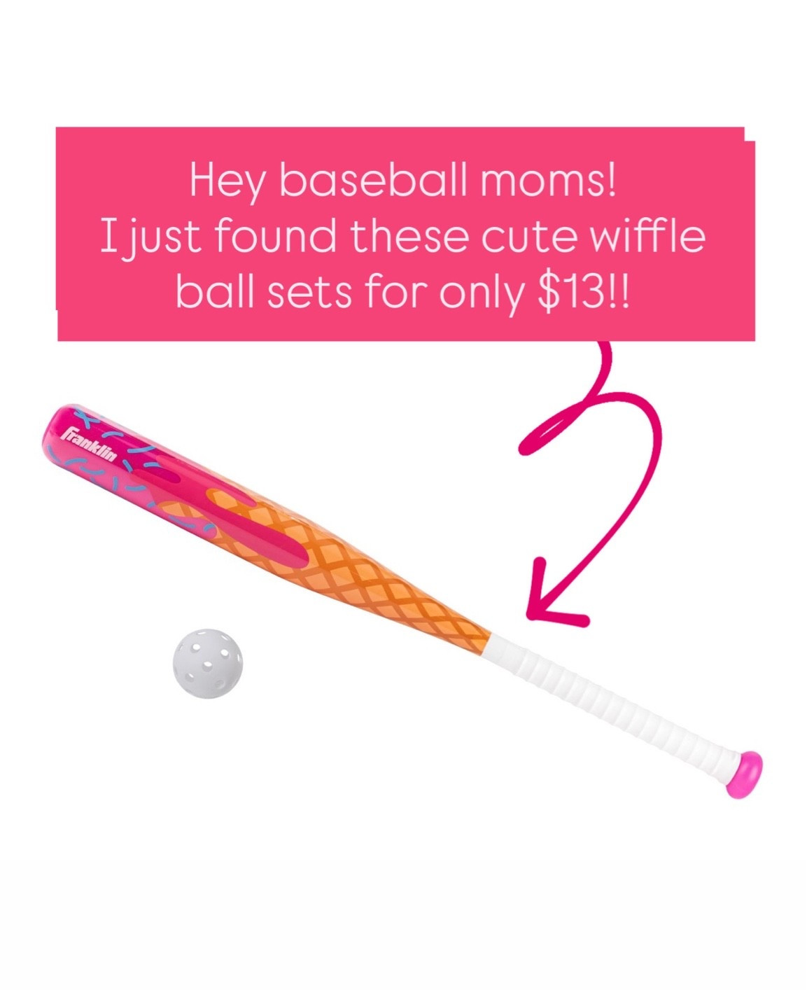 Ice cream drip wiffle ball set 




Baseball bat
Baseball mom 
Kids toys 
Gifts for boys
Walmart finds 
Kids gift ideas
Summer activities

#LTKSeasonal #LTKKids #LTKSaleAlert