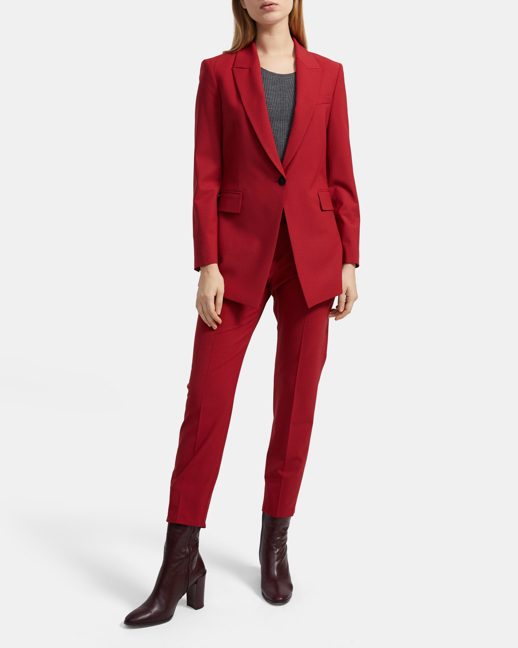 Good Wool Long Blazer | Theory